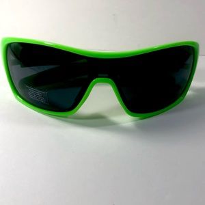 90s Retro Style Neon Green Visor Sunglasses Urban